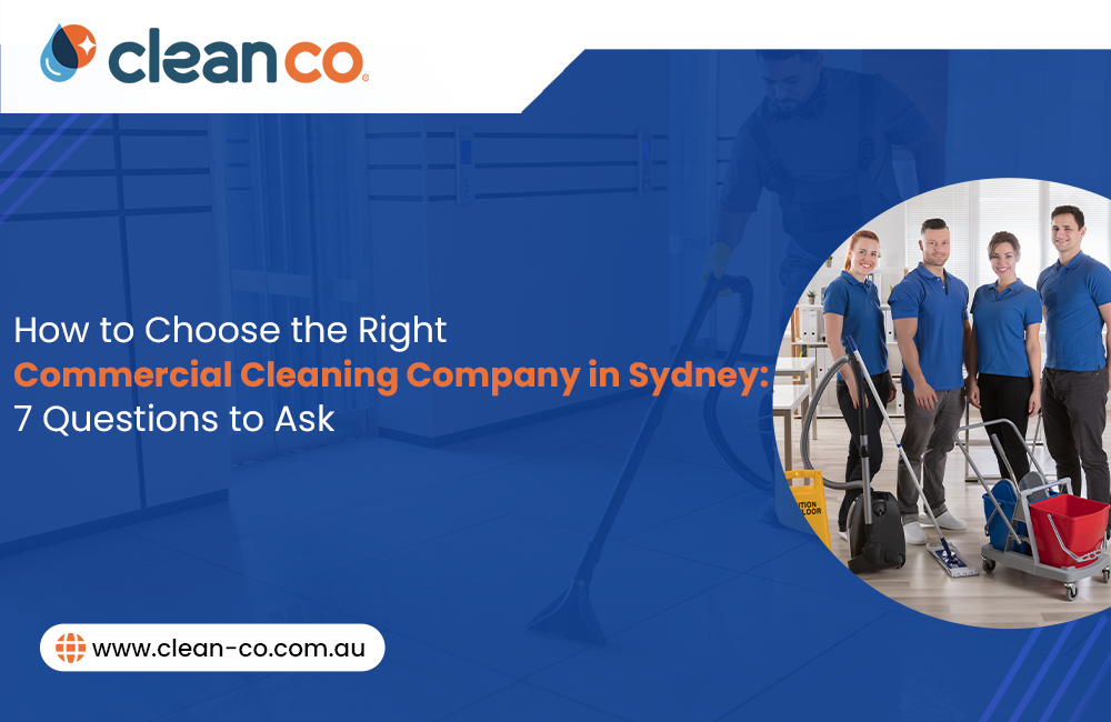 Team of professional cleaners with equipment — commercial cleaning Sydney.